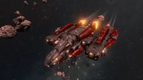 Heavily modified Akatosh from Aevi's Aerospace for my pirate character.