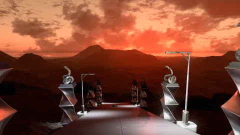 Entrance to the main Project Viper location on Serpentis II.