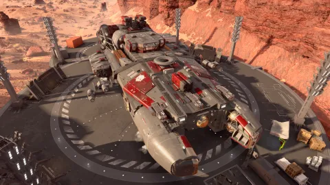 Latest ship of the Fleet - a moderately modified Voyager II - using some ASC Deimos parts.