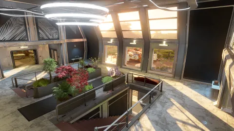 Upper interior for the Cliffside Estate.