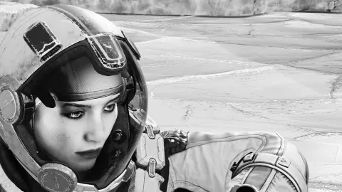 Andreja deep in thought on the mysteries we unravel.