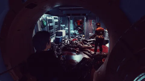 Bloody brutal boarding party against bounty hunters. Better believe it. Things got messy and I didn't even have Gorefield enabled for this one. Sofia and Jessamine in the shot.