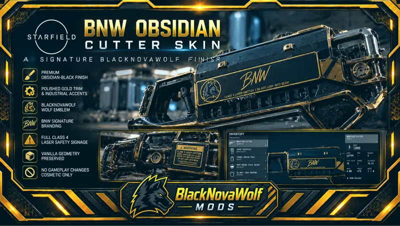 BNW Obsidian Cutter Skin