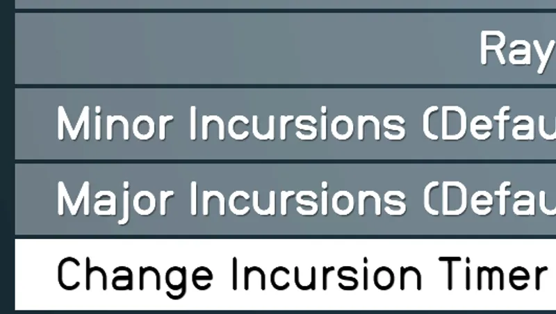Ray's Better Engineering: Incursion Modifiers