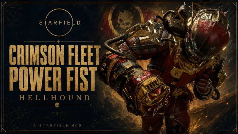 CPF-CRIMSON FLEET POWER FIST HELLHOUND