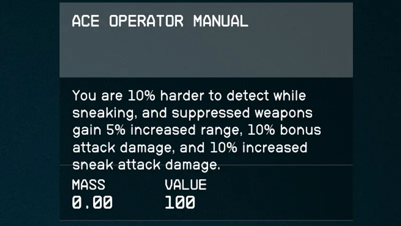 Ace Operator Skill Magazine