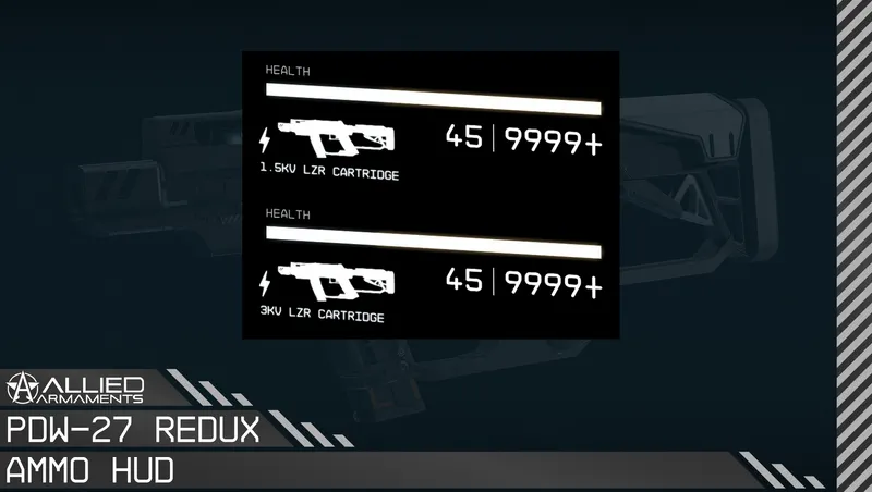 AA PDW-27 Redux Patch: Ammo HUD
