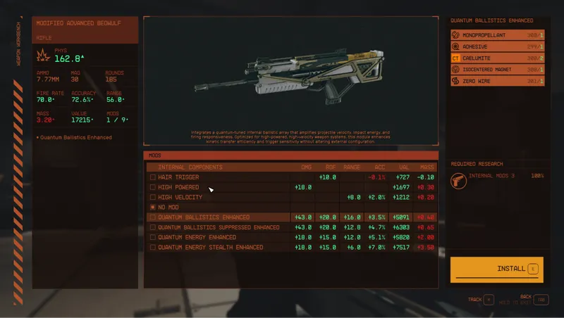 Quantum Weapon Internals: Enhanced