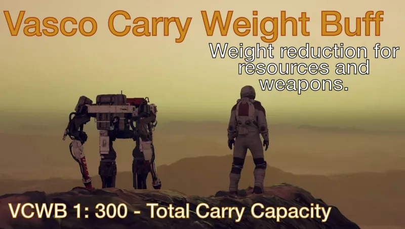 Vasco Carry Weight Buff - 300 Total