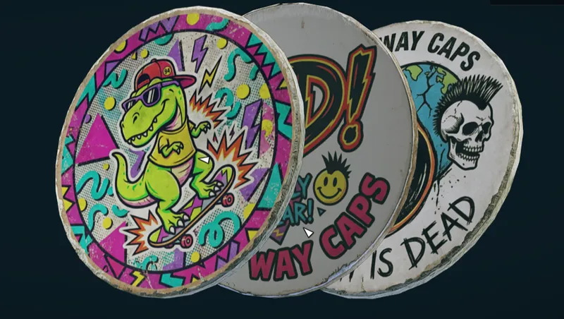 Milky Way Caps and Slammers