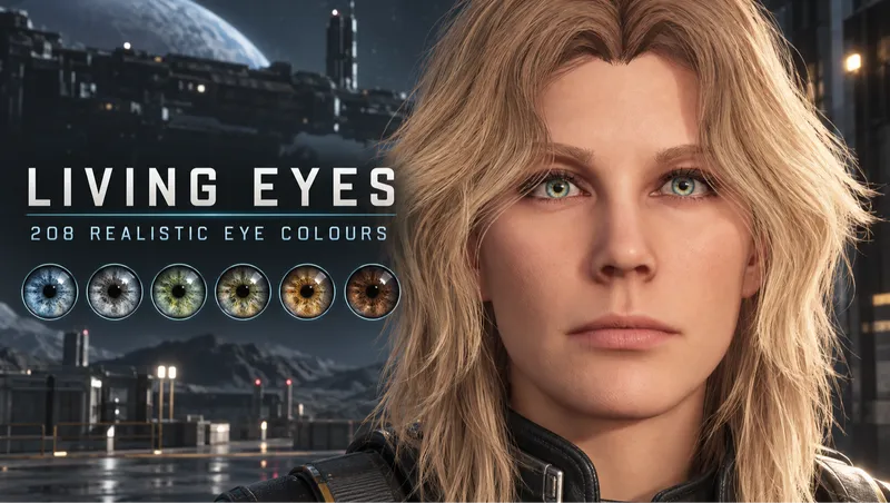 Living Eyes – 208 Realistic Eye Colours