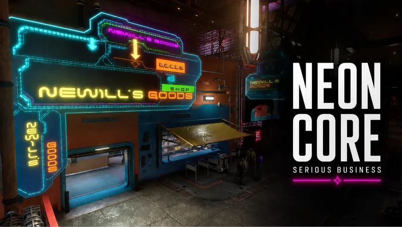 Neon Core - Serious Business - Neon Vertigo Patch