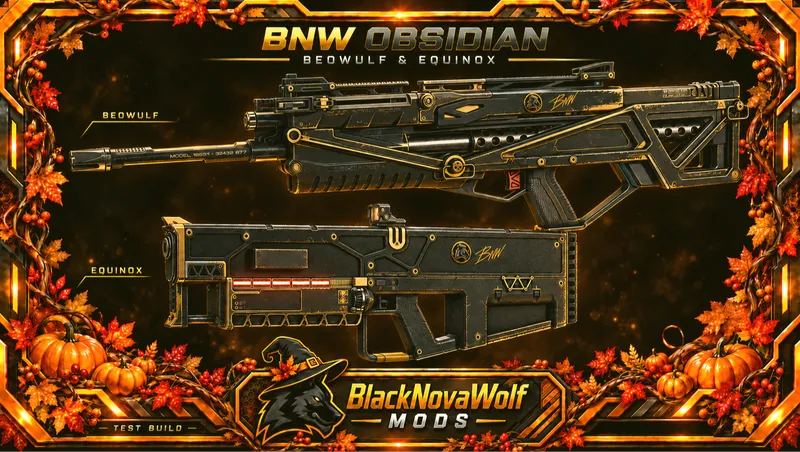 BNW Obsidian — Weapon Skin Pack [Test Build]