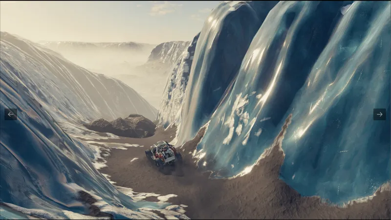 Volcanic Glacial Plateau - Biome Visual Transformation