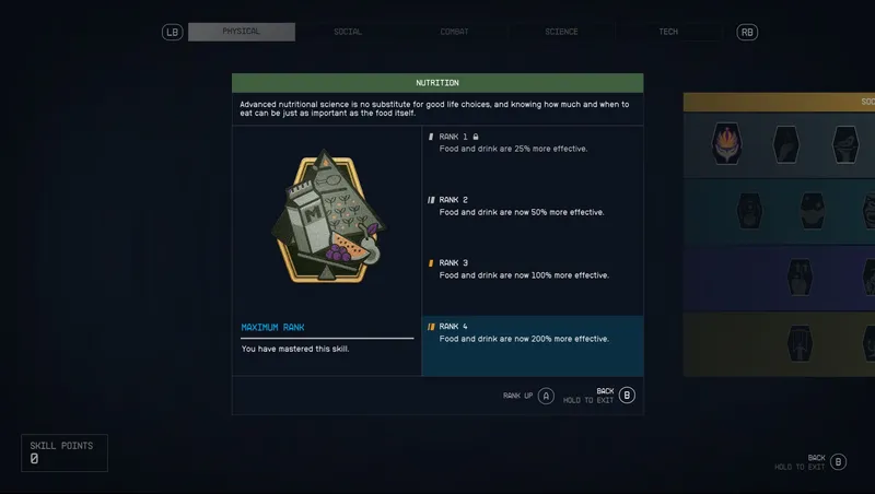 Improved Skill - Nutrition